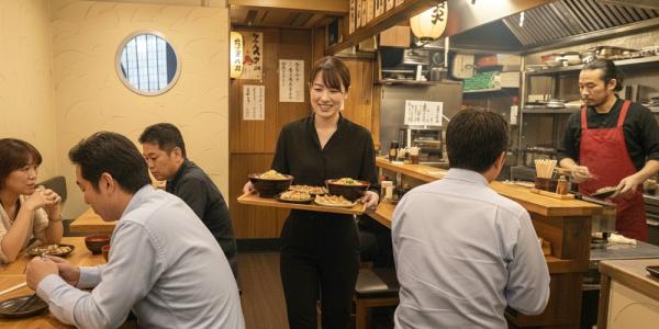 食堂いずみ咲【居酒屋のサービス・ホール(那覇市泉崎)【週1日~OK/3時間~勤務OK/】】の求人募集画像