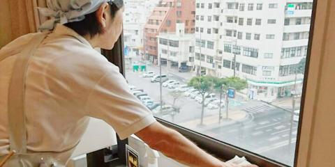 株式会社 共和美研【ビジネスホテルの客室清掃スタッフ/短時間(那覇市前島)【午前中スタート/週2日勤務~可/未経験歓迎】】の求人募集画像